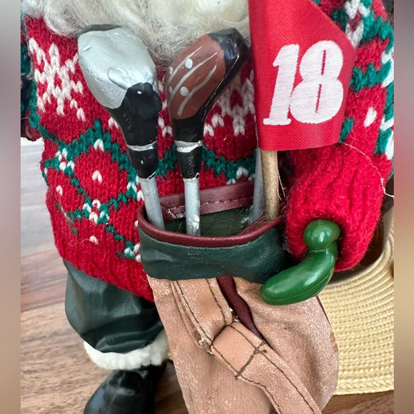 Vintage GOLFING SANTA CLAUS
Figurine 10" Tall Christmas
Decor - Picture 2 of 4
